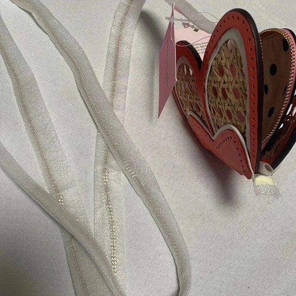 KATE SPADE ♠️ Wicker Butterfly 🦋 Coin Purse. Still wrapped,NWT. - Picture 6 of 6